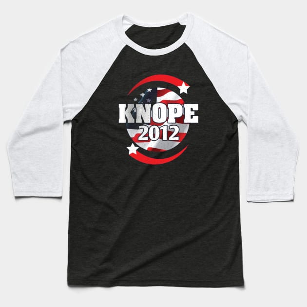 Knope 2012 Parcs and Rec Black Shirt Baseball T-Shirt by truefriend